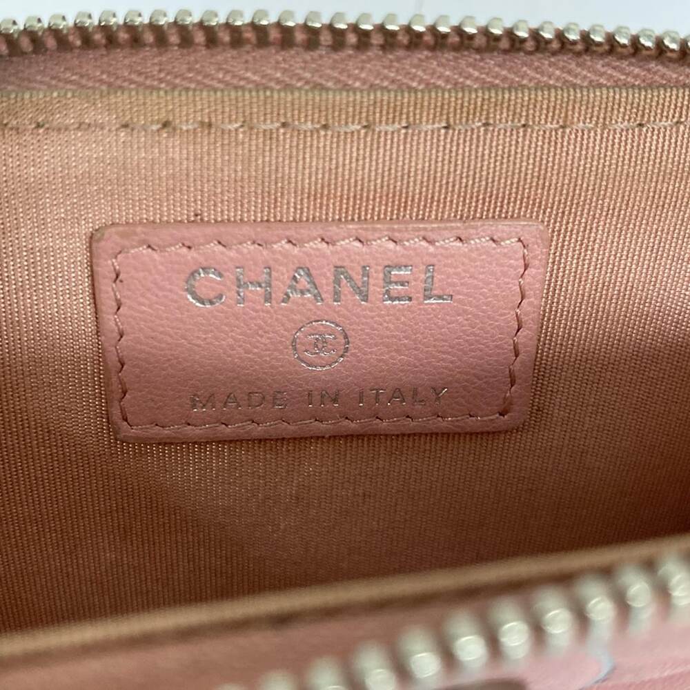Chanel Camellia Coin Case Pink White - Picture 5 of 7